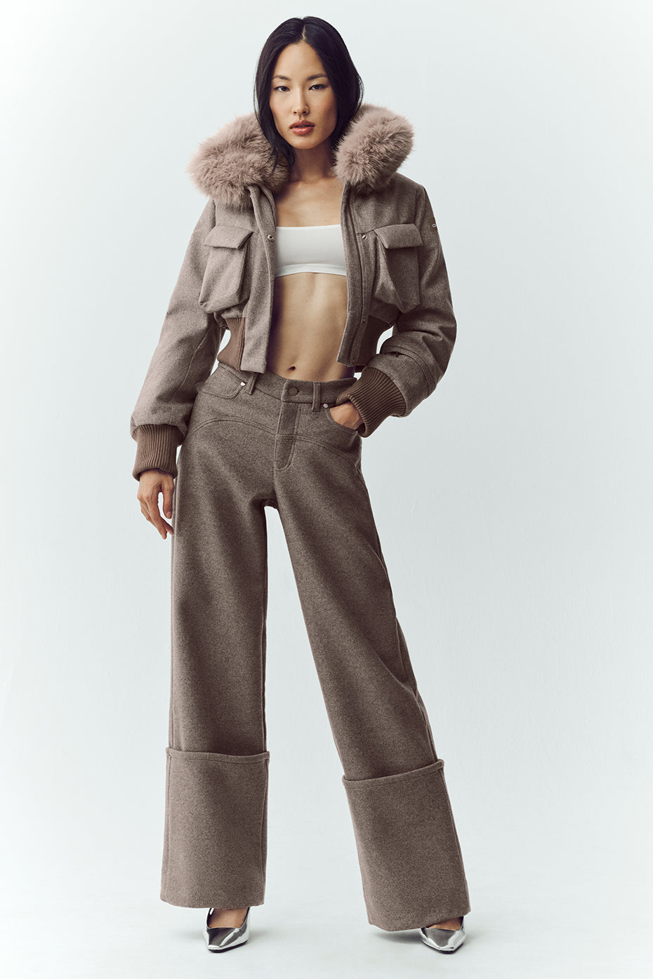 Wool Blend Bunny Slope Jacket