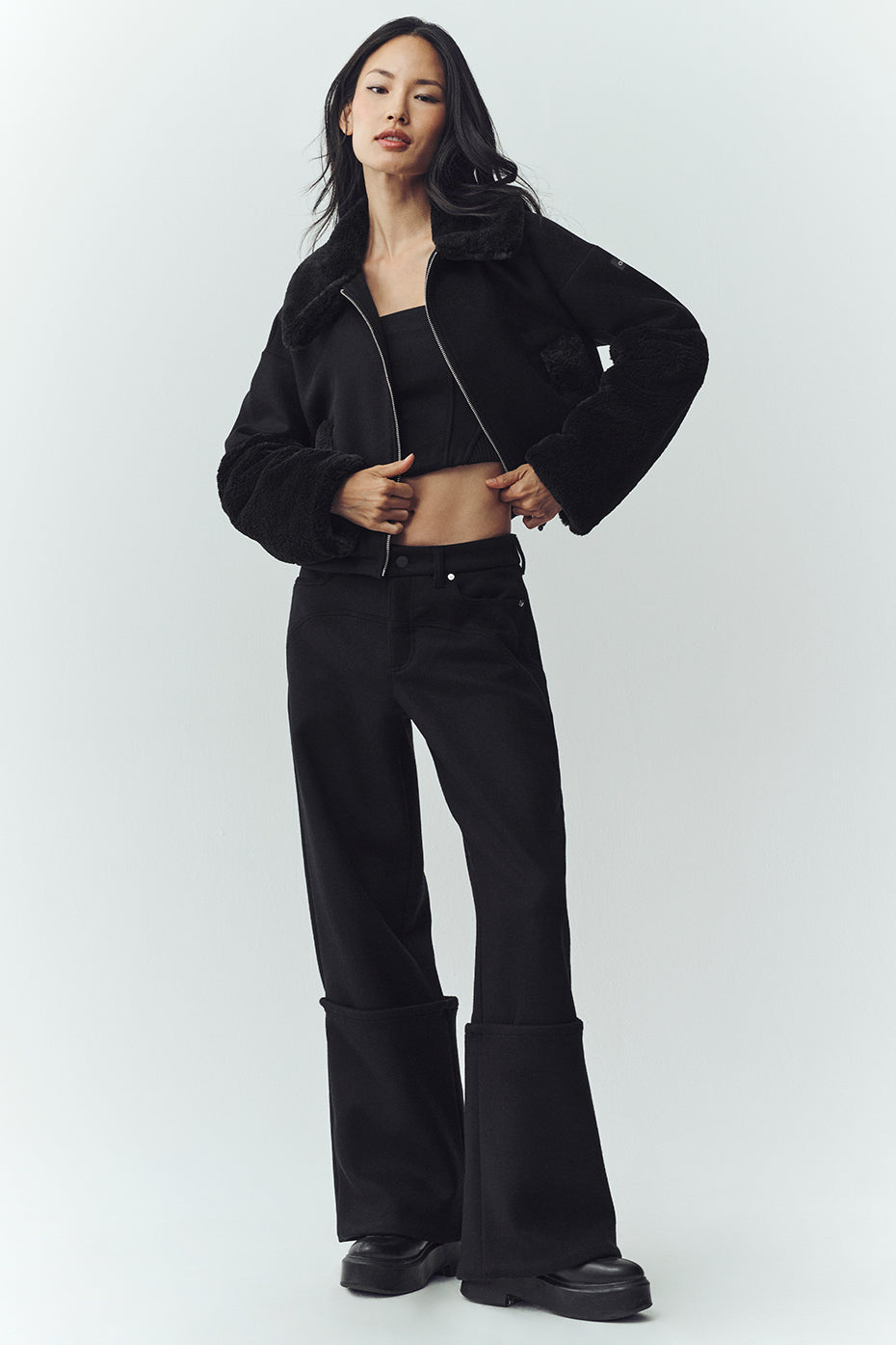 Wool Blend Nightfall Bomber