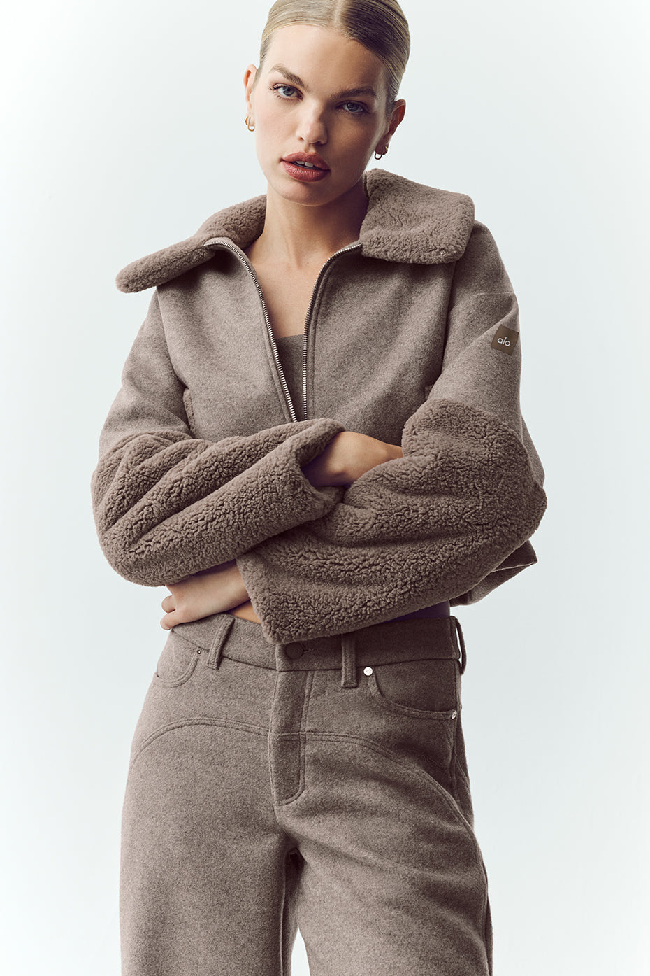 Wool Blend Nightfall Bomber