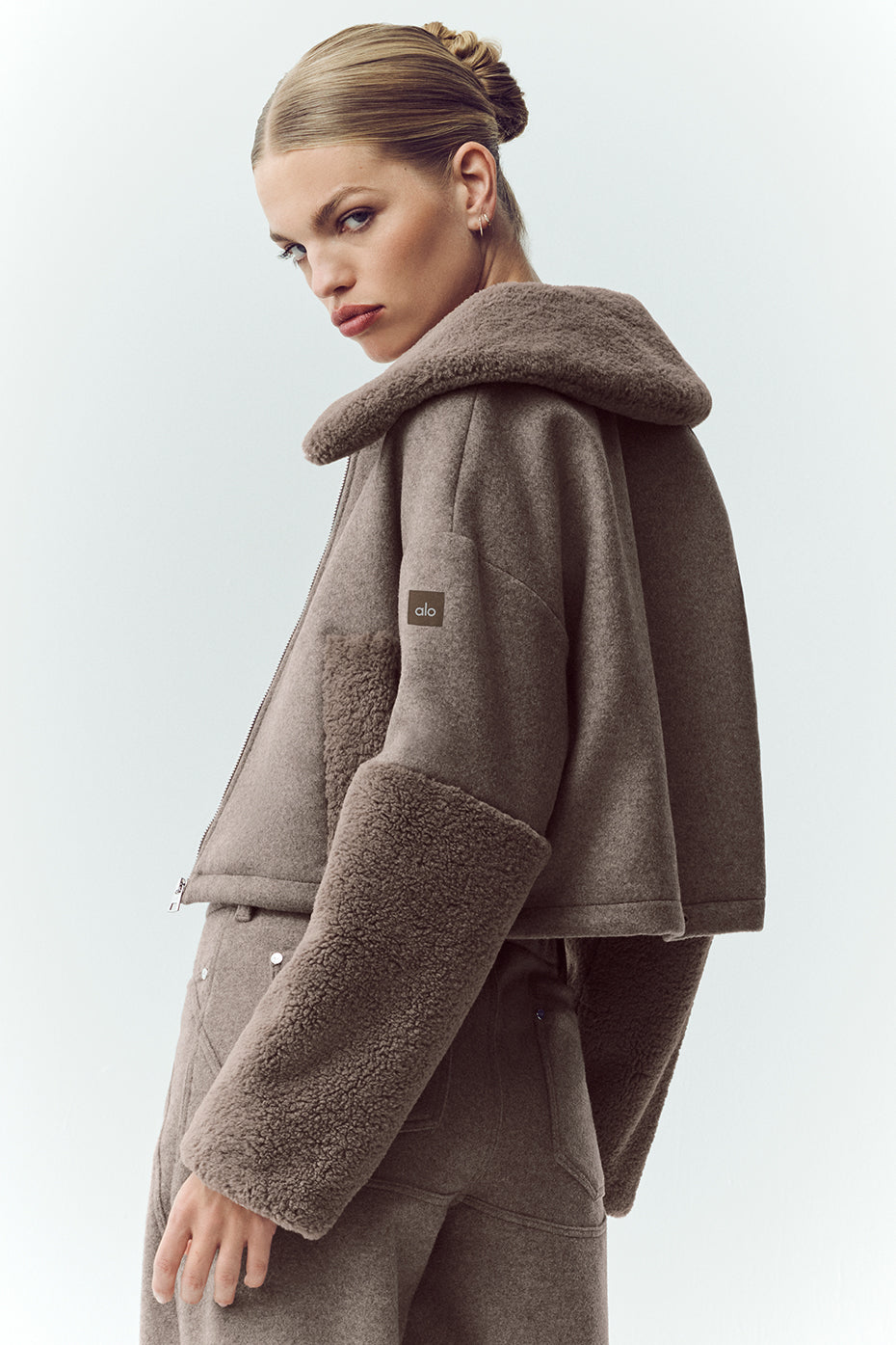 Wool Blend Nightfall Bomber