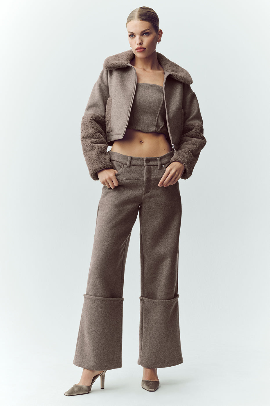 Wool Blend Nightfall Bomber