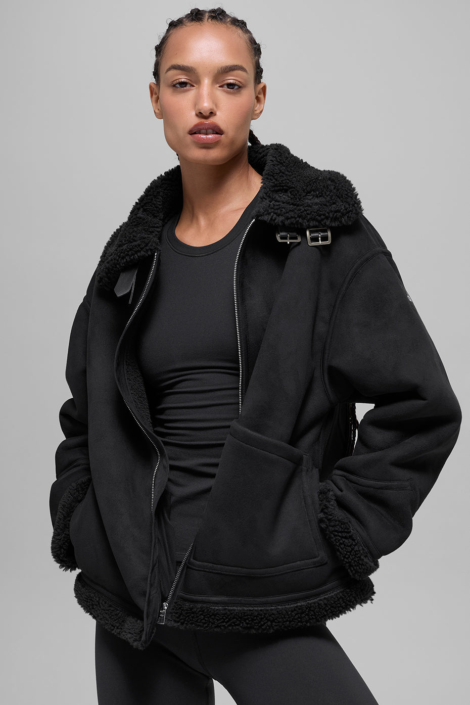 Faux Shearling Grand Jacket