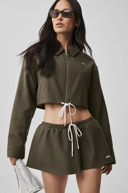 Cropped Fan Favorite Full Zip Jacket