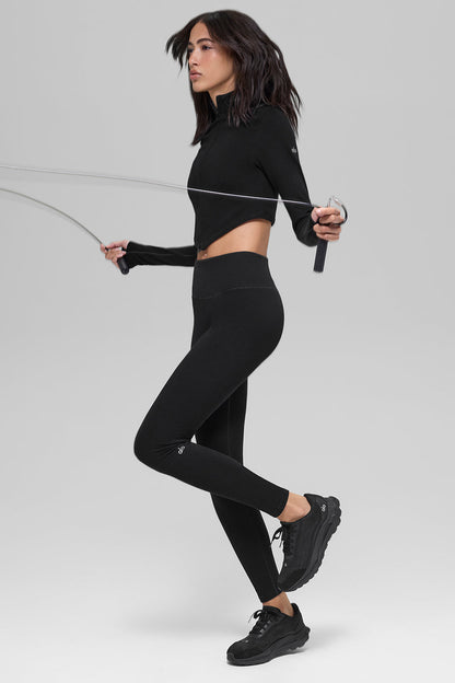 Seamless Two Tone Rib Jacket