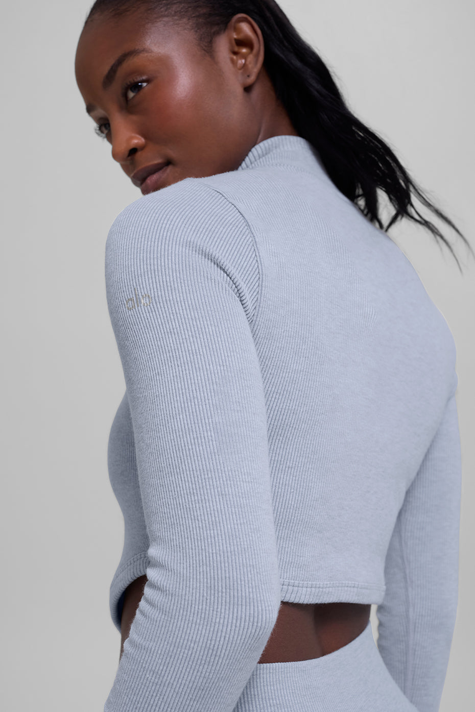Seamless Two Tone Rib Jacket