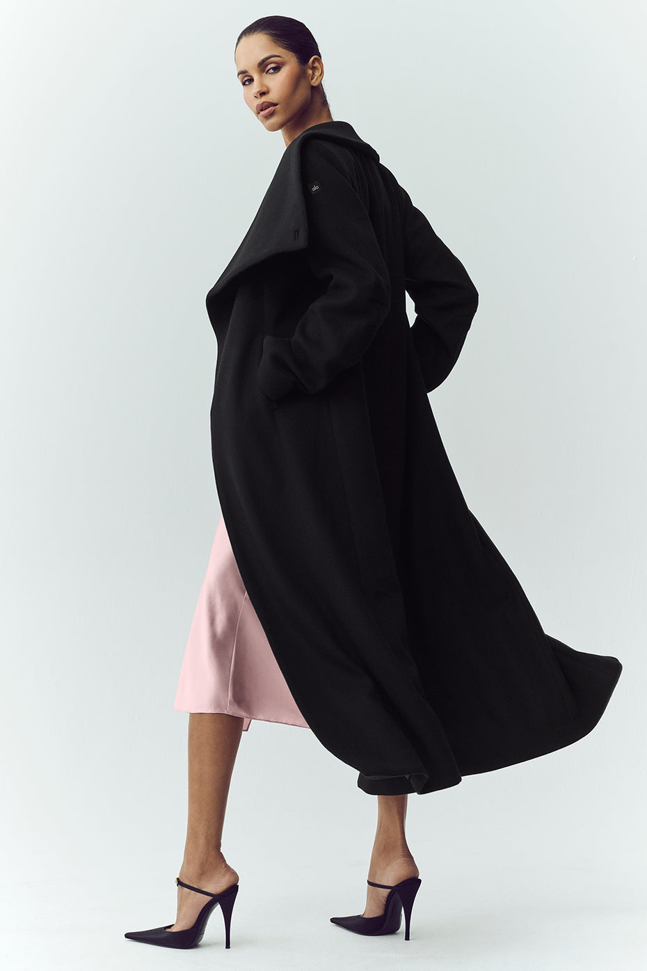 Wool Blend Nightfall Long Coat