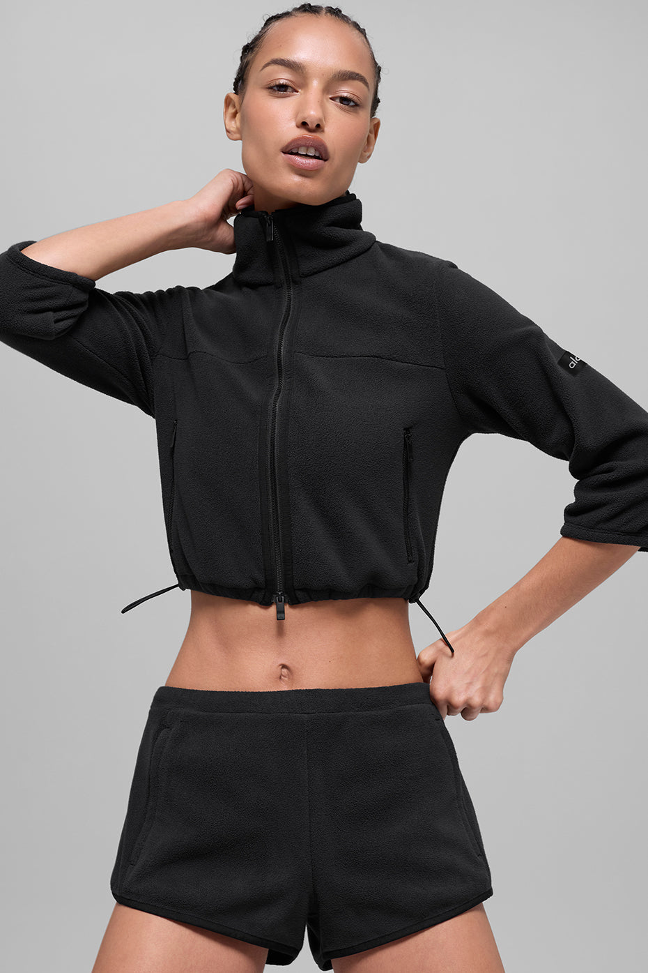 Polar Fleece Retreat Cropped Jacket