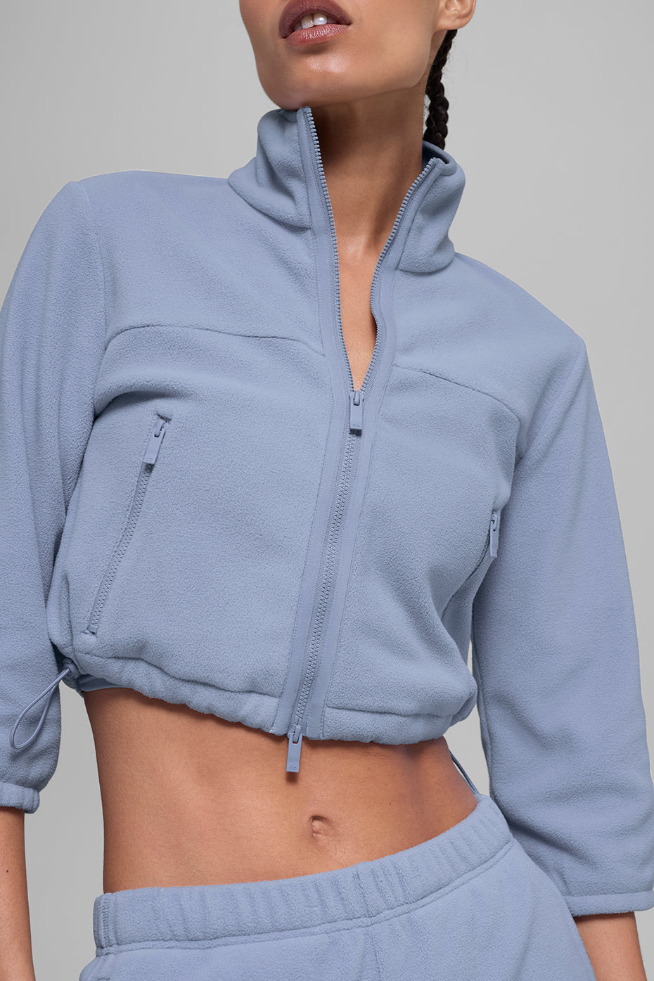 Polar Fleece Retreat Cropped Jacket