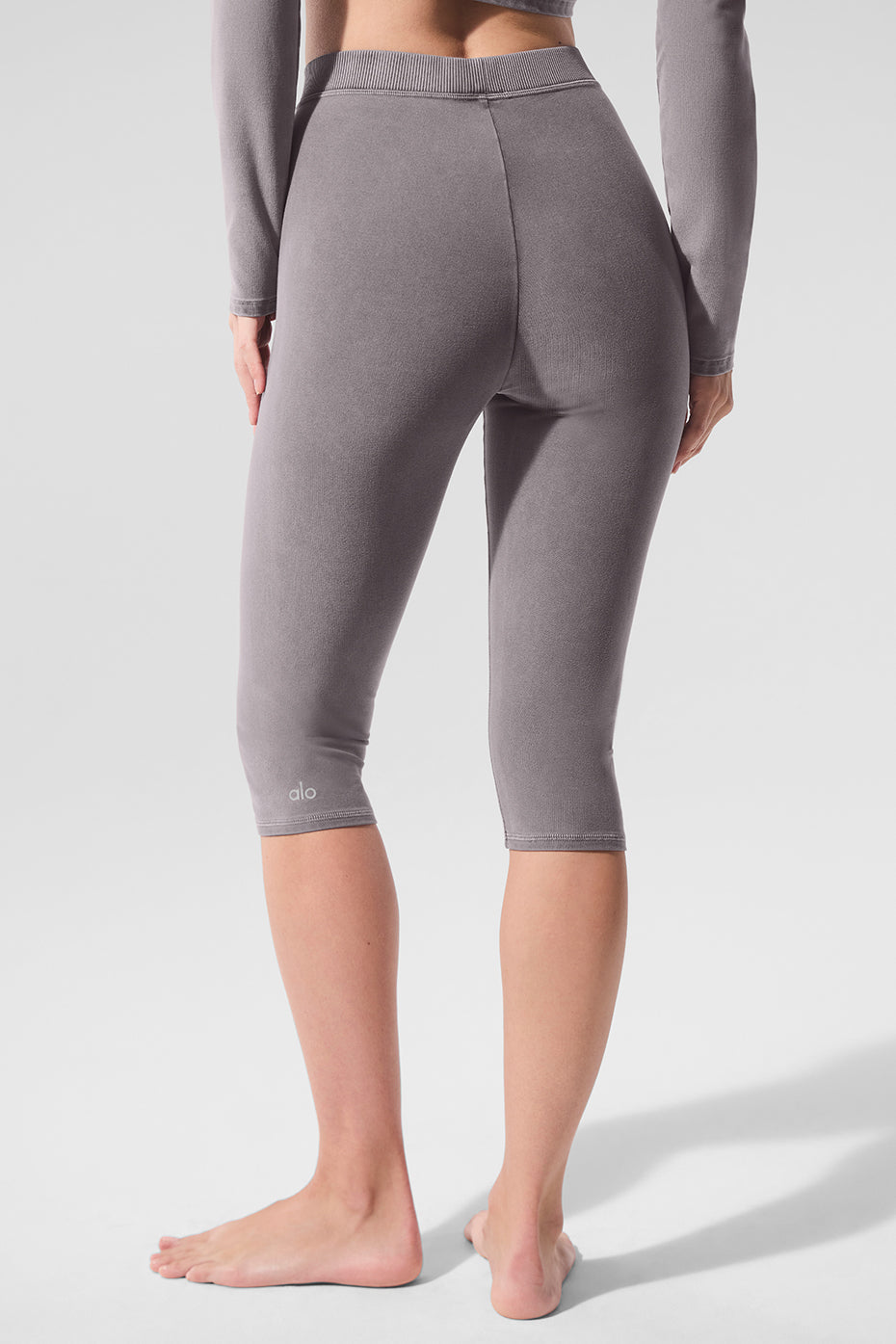 Washed Alosoft High-Waist Iconic 90's Capri