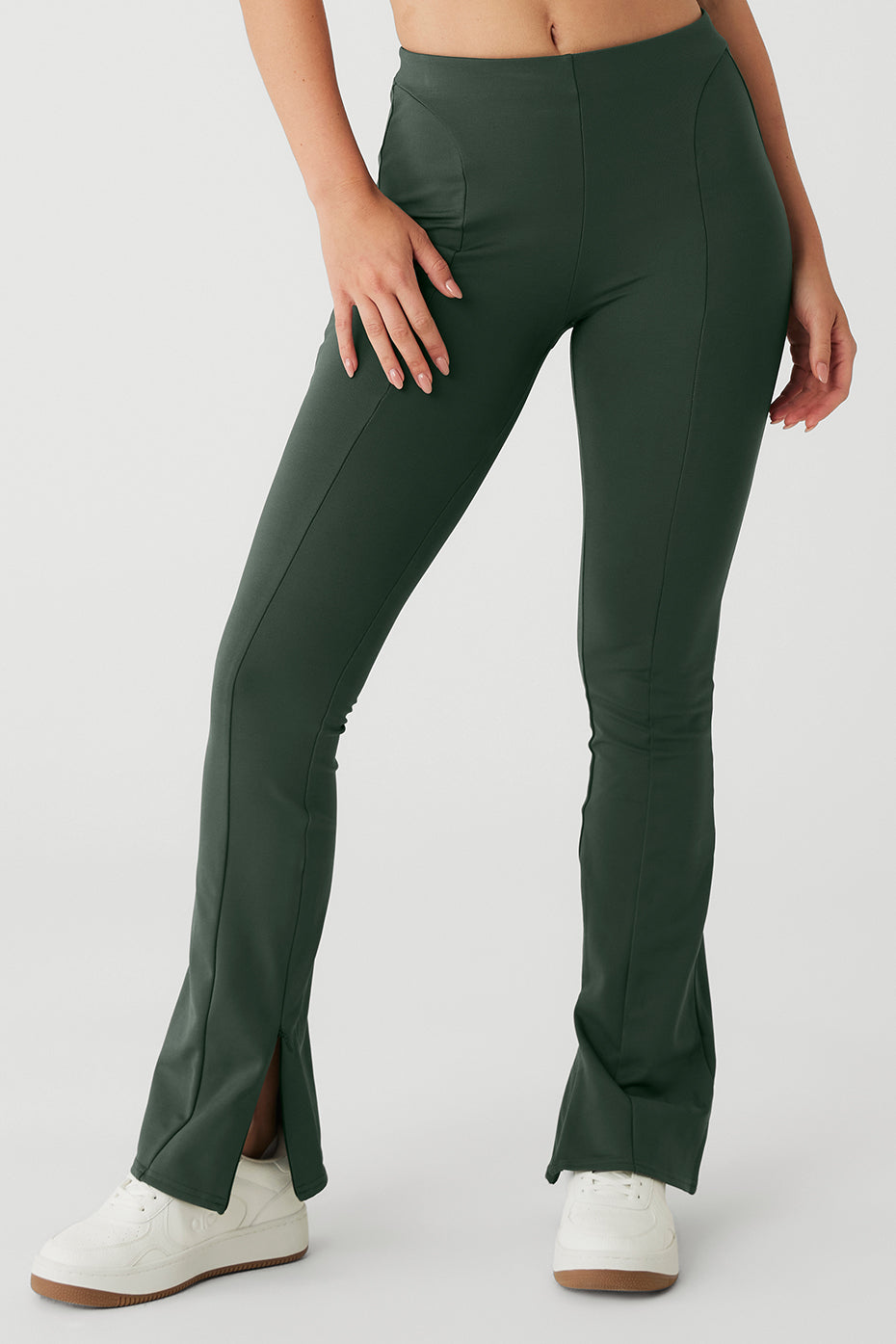 High-Waist Zip It Flare Legging