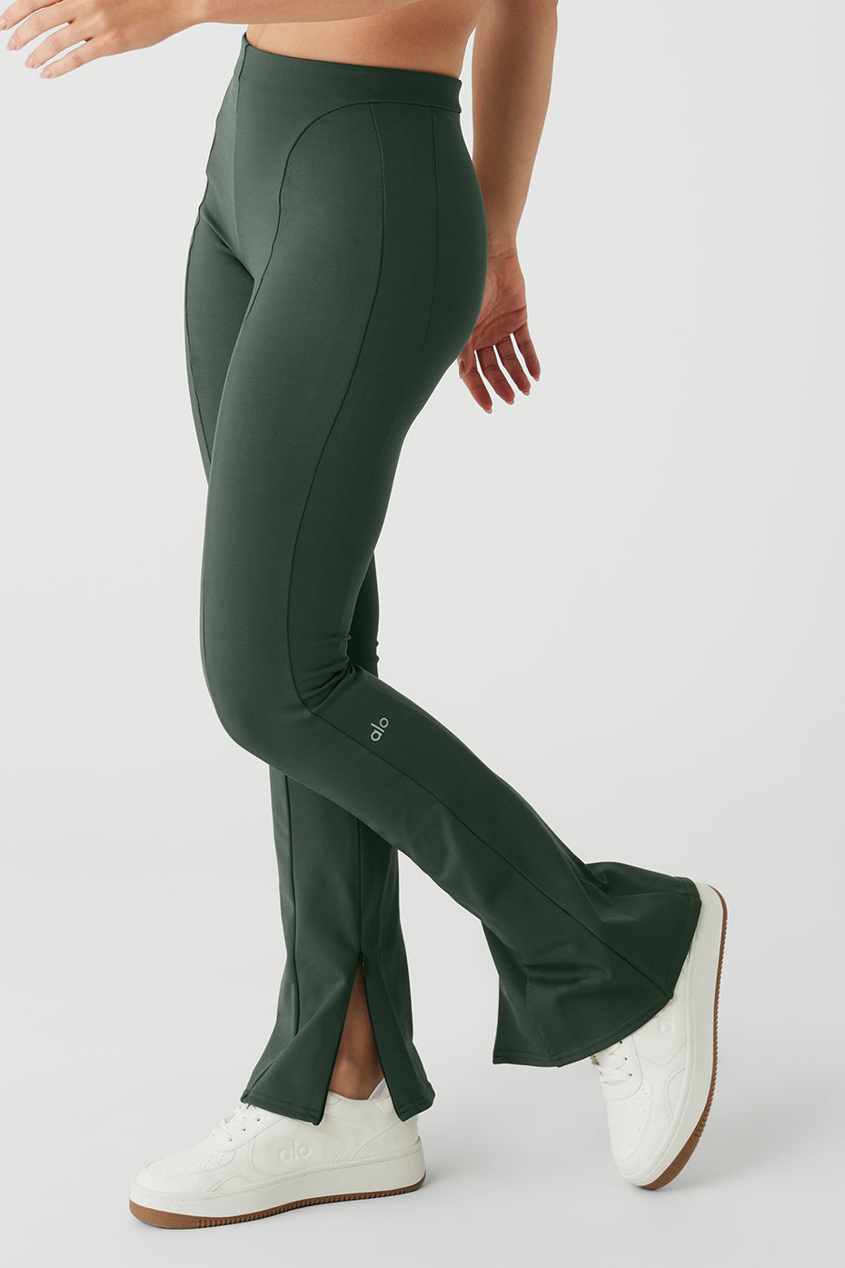 High-Waist Zip It Flare Legging