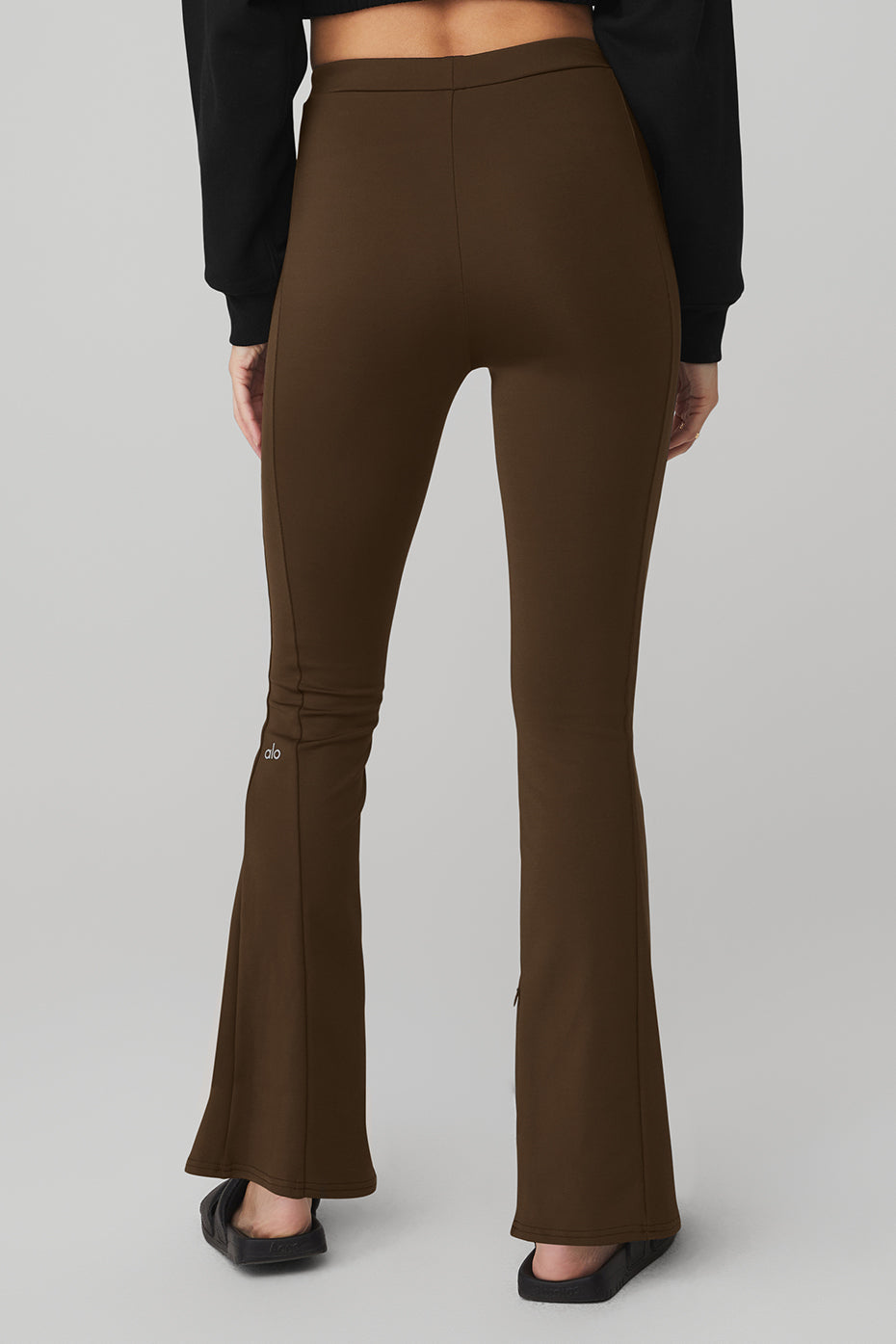 High-Waist Zip It Flare Legging