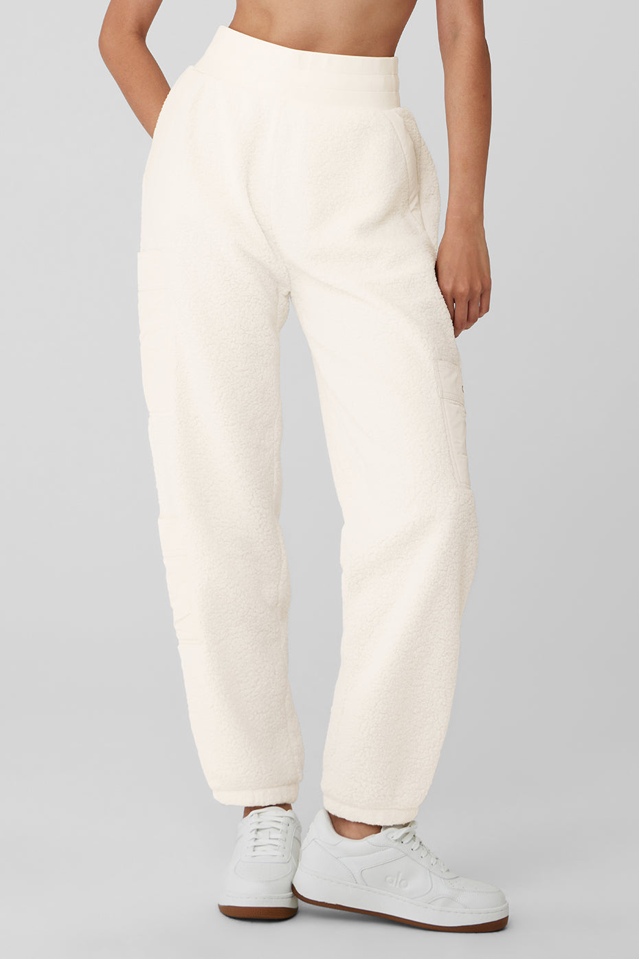 Micro Sherpa High-Waist Solstice Sweatpant