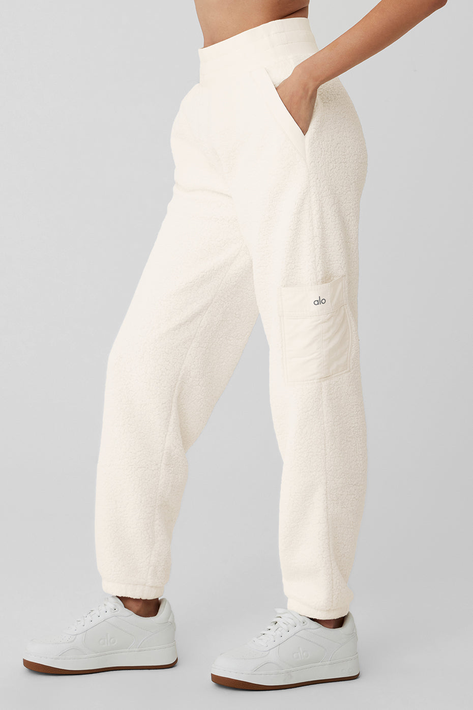 Micro Sherpa High-Waist Solstice Sweatpant
