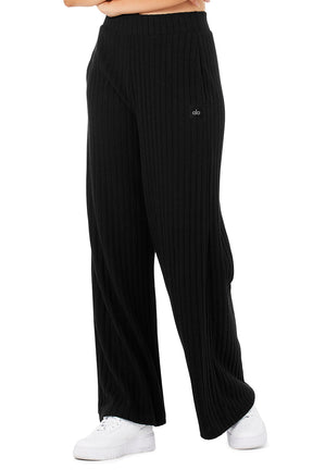 Ribbed Take Comfort Wide Leg Pant