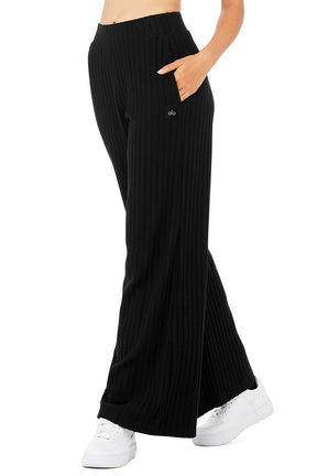 Ribbed Take Comfort Wide Leg Pant