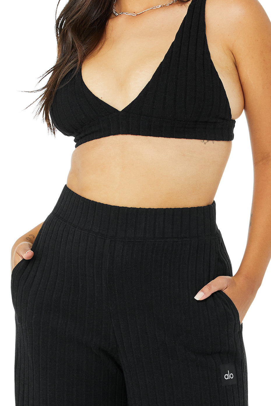 Ribbed Take Comfort Wide Leg Pant