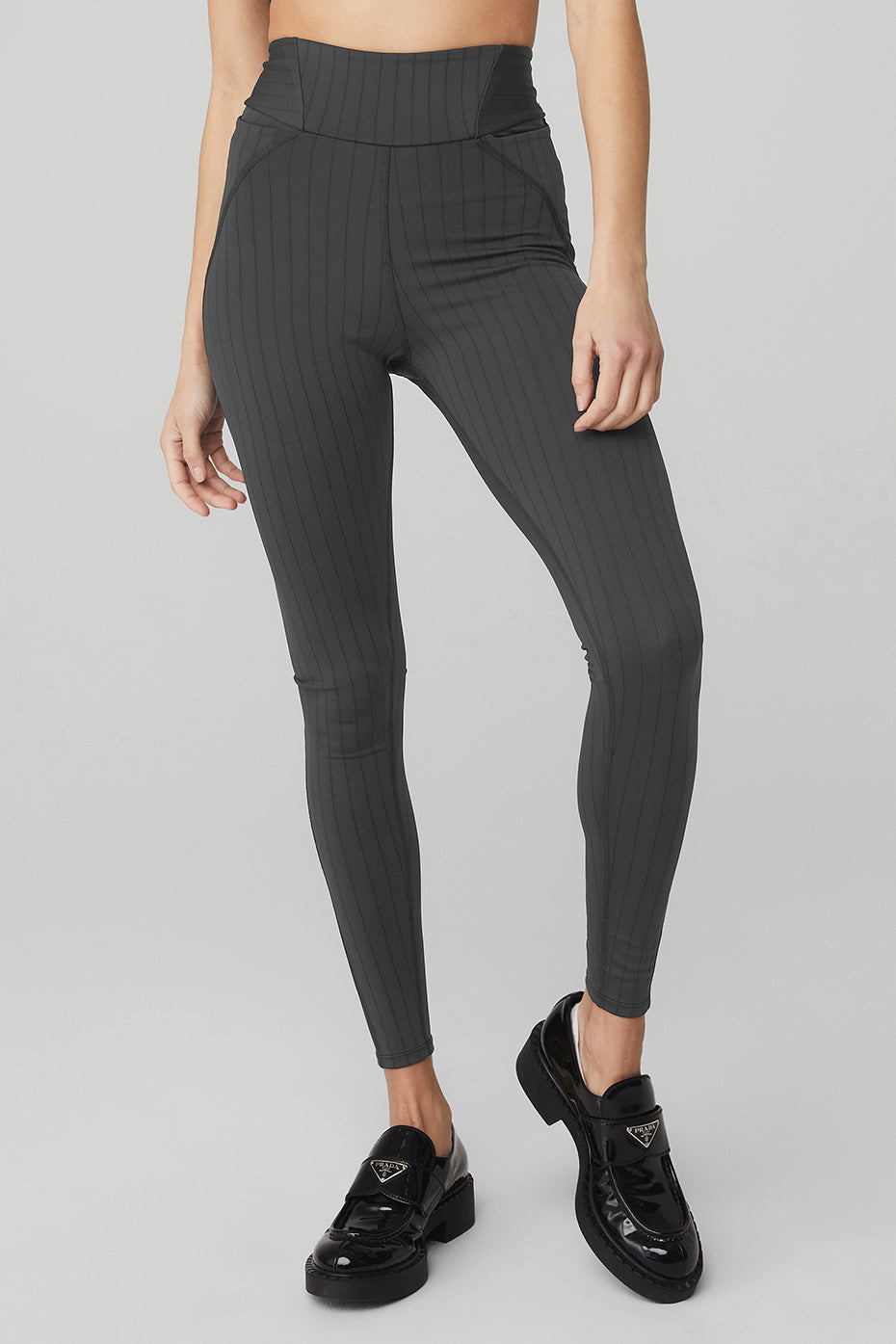 Pinstripe Jacquard Extreme High-Waist Legging