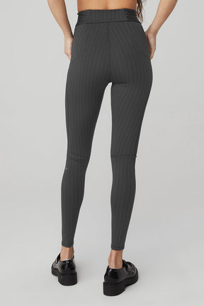 Pinstripe Jacquard Extreme High-Waist Legging