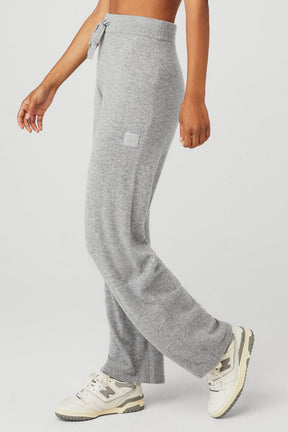 Cashmere High-Waist Jet Set Wide Leg Pant
