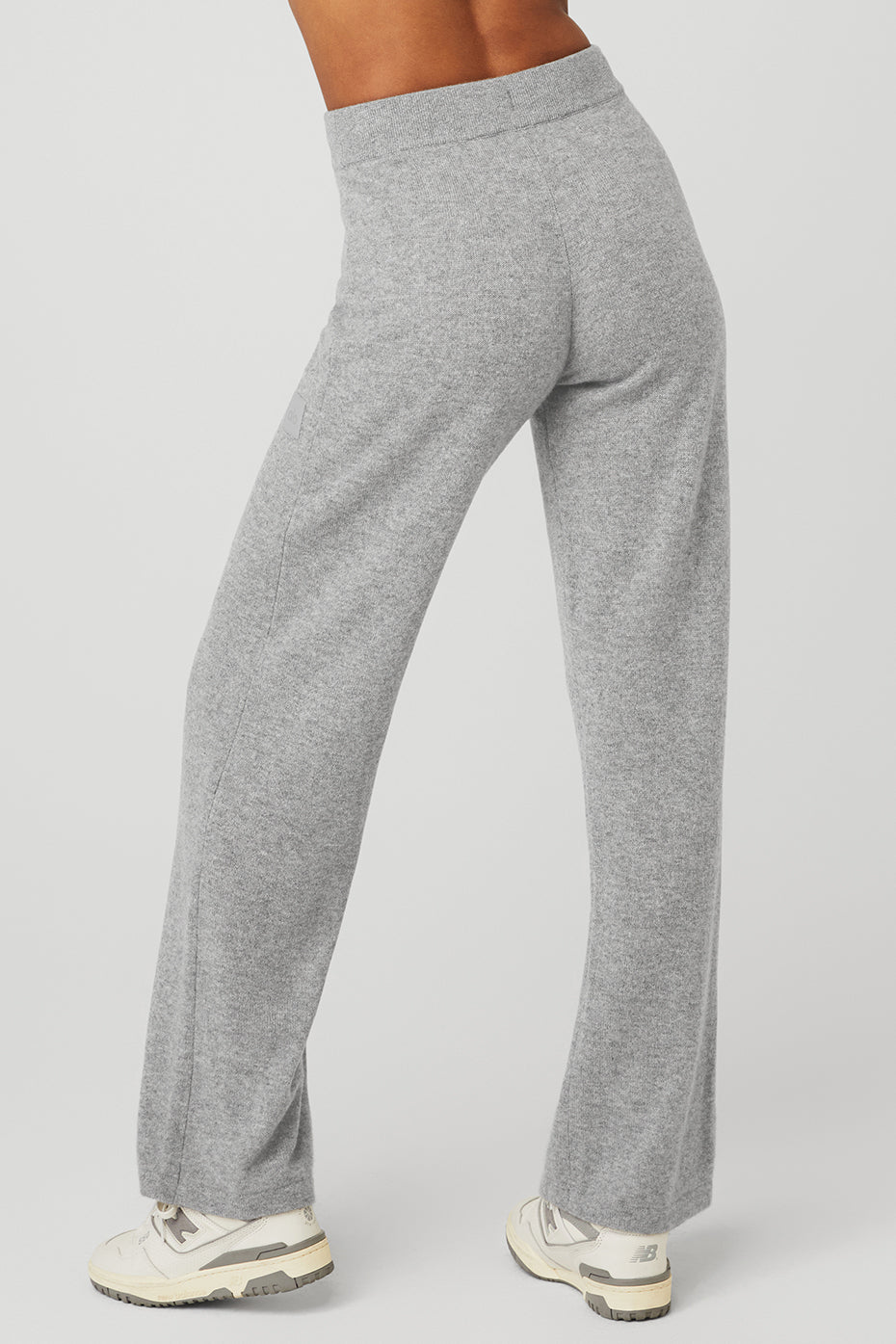 Cashmere High-Waist Jet Set Wide Leg Pant