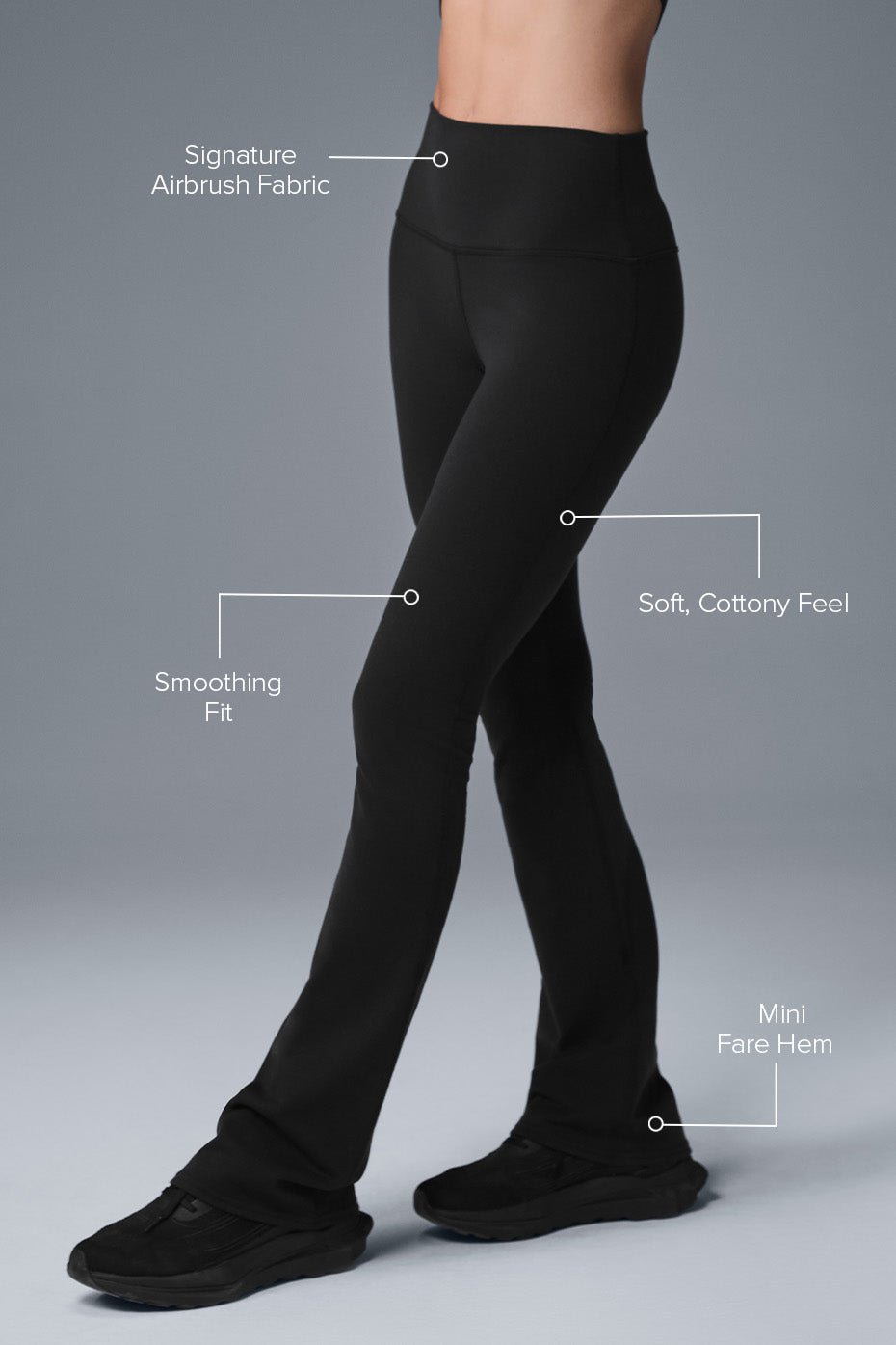 Airbrush High-Waist 7/8 Bootcut Legging