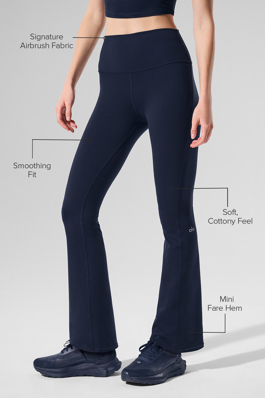 Airbrush High-Waist 7/8 Bootcut Legging