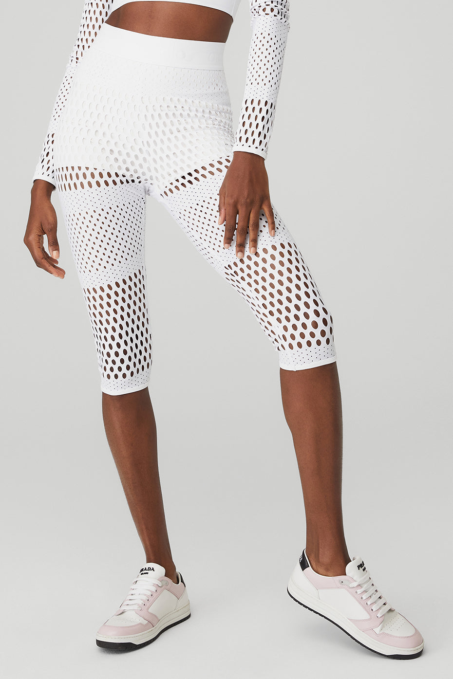 Mesh High-Waist Haute Summer Capri