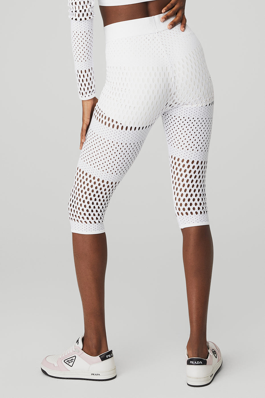 Mesh High-Waist Haute Summer Capri