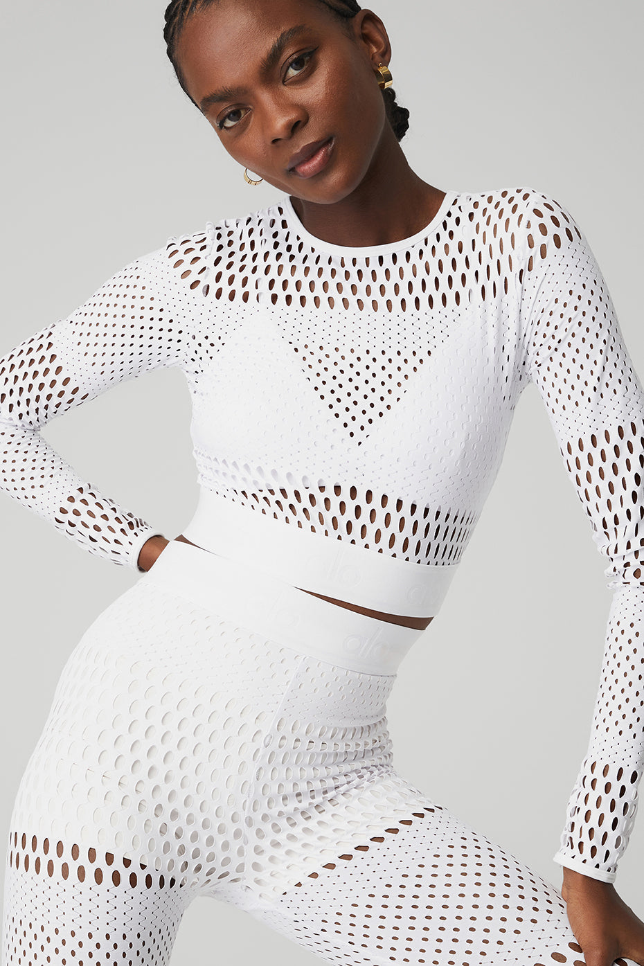 Mesh High-Waist Haute Summer Capri
