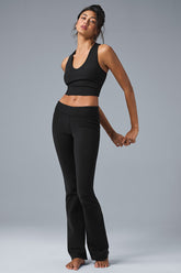 Airbrush Low-Rise Bootcut Legging