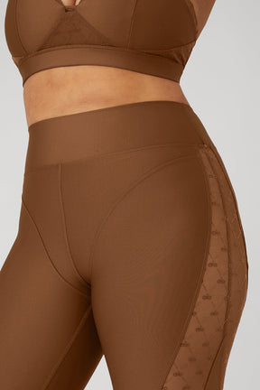 Airlift Mesh High-Waist Celeste Capri