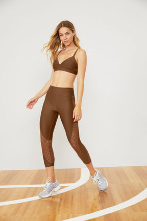 Airlift Mesh High-Waist Celeste Capri