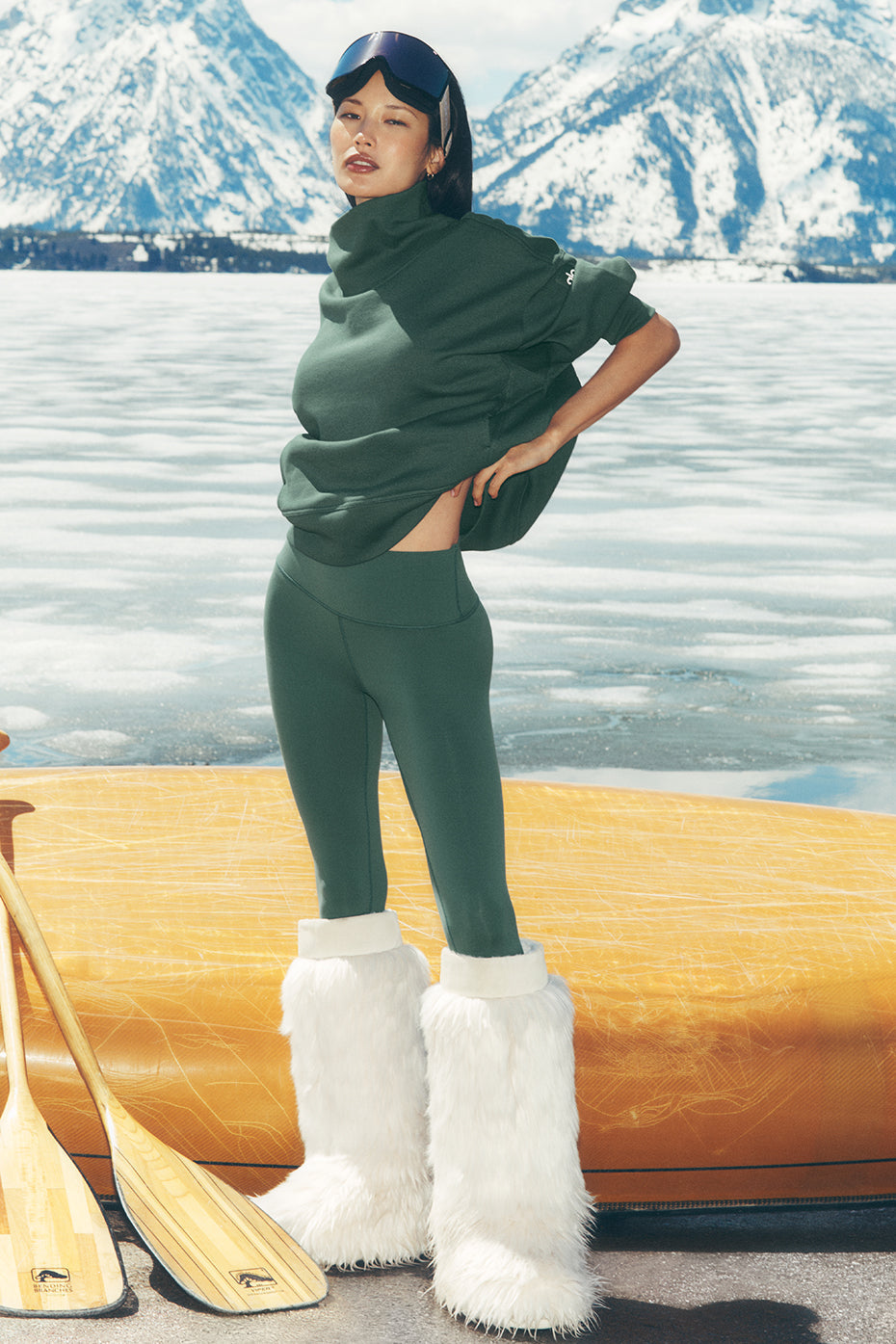 Airbrush Winter Warm High-Waist Nocturne Legging