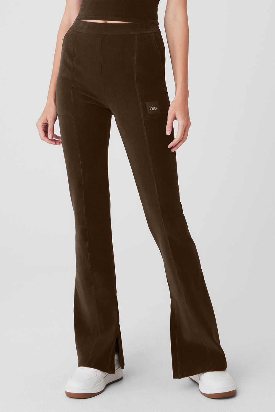 Micro Corduroy High-Waist Winter Break Flare Pant