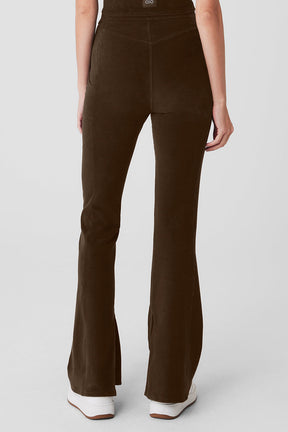 Micro Corduroy High-Waist Winter Break Flare Pant