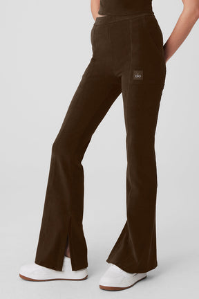 Micro Corduroy High-Waist Winter Break Flare Pant
