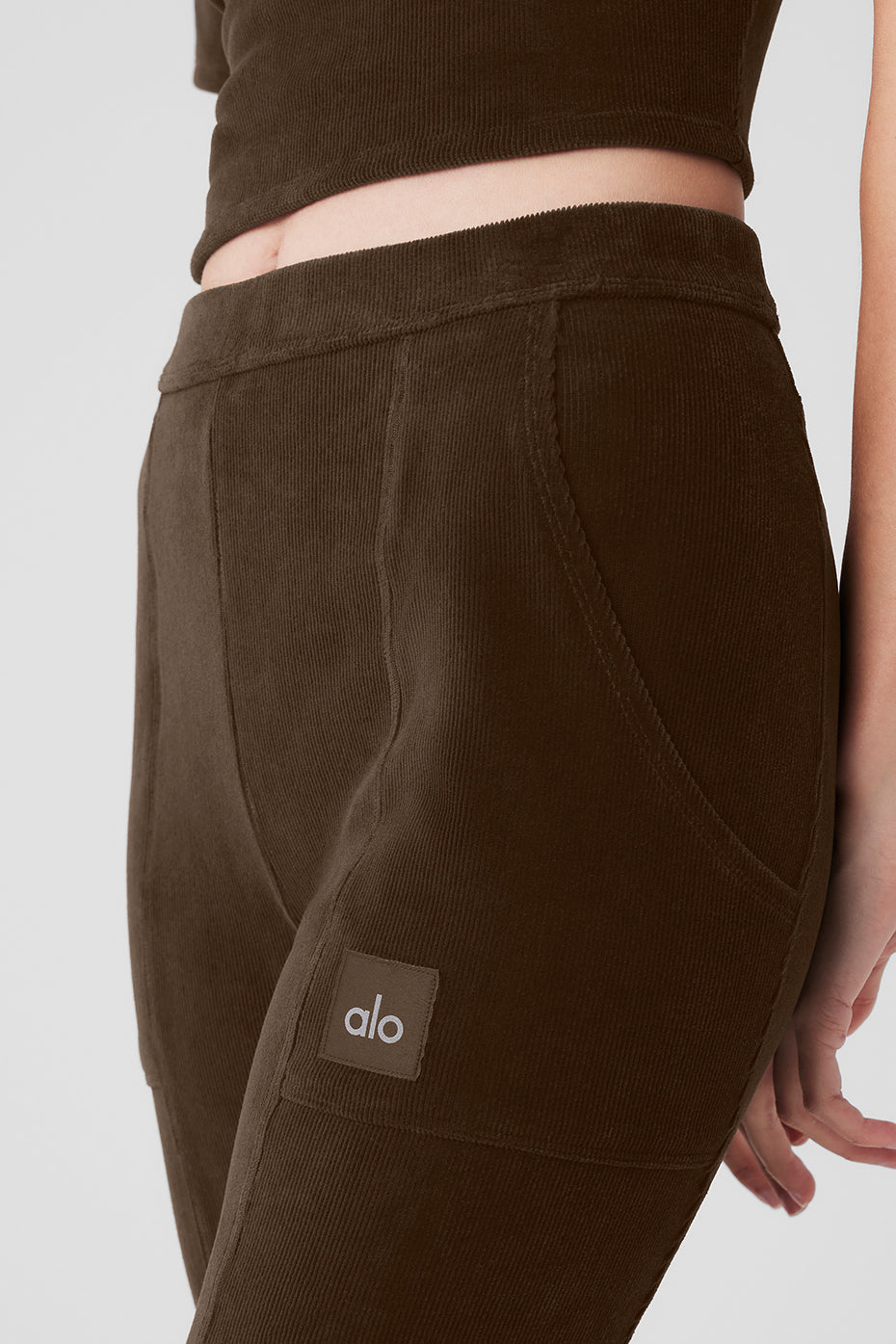 Micro Corduroy High-Waist Winter Break Flare Pant