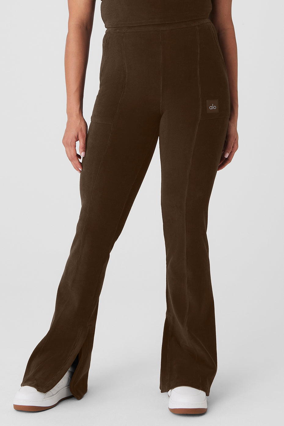 Micro Corduroy High-Waist Winter Break Flare Pant