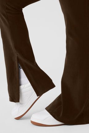 Micro Corduroy High-Waist Winter Break Flare Pant