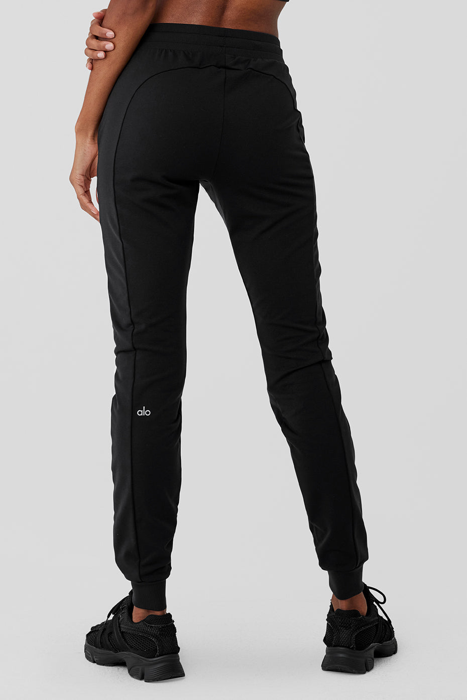 Airbrush Winter Warm High-Waist Moto Puffer Pant