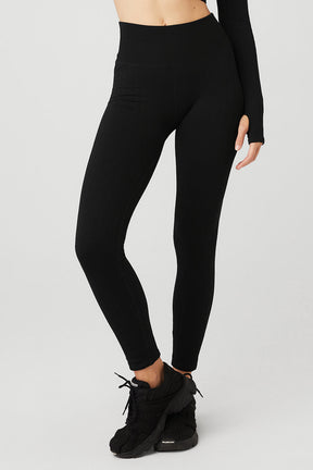Seamless Cable Knit High-Waist Legging