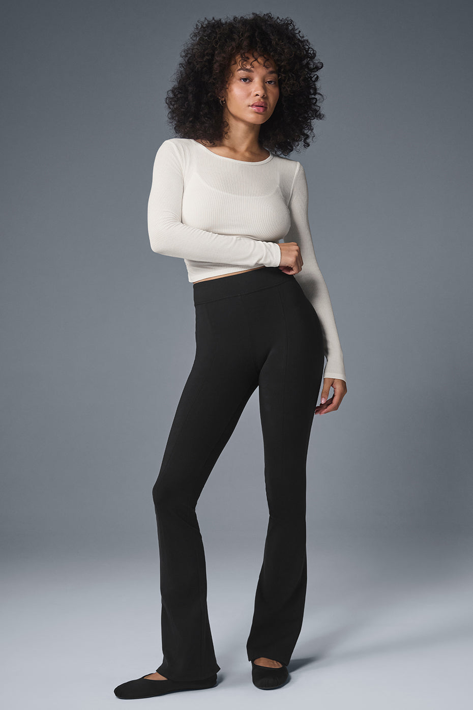 Airbrush High-Waist Kick-Back Legging