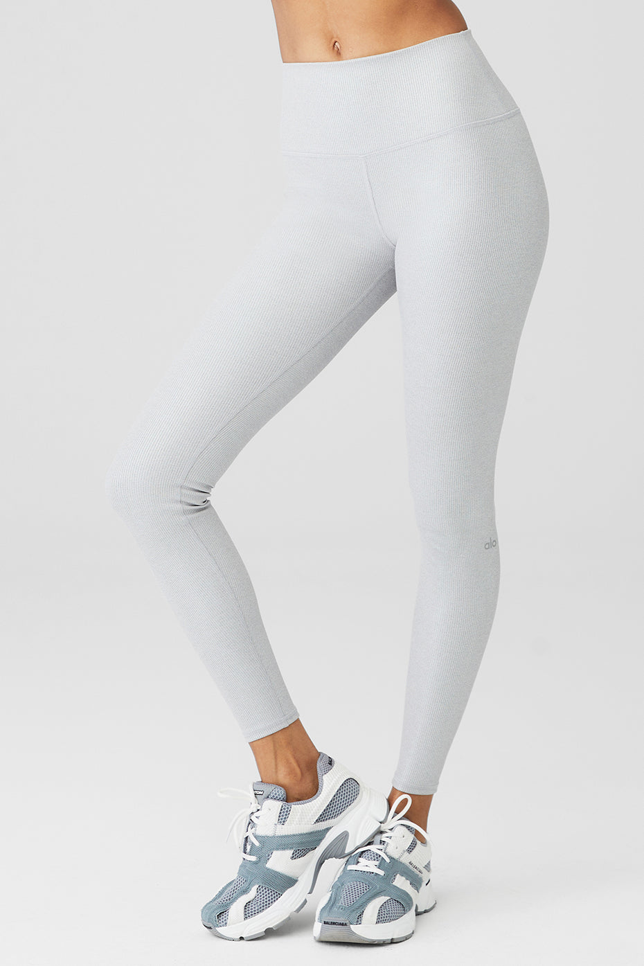 Alosoft Ribbed High-Waist Shimmer Legging
