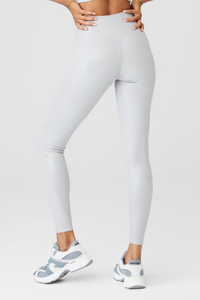 Alosoft Ribbed High-Waist Shimmer Legging