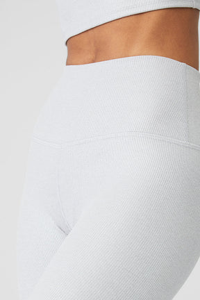Alosoft Ribbed High-Waist Shimmer Legging