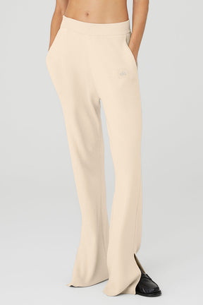 Knit High-Waist Salana Wide Leg Pant