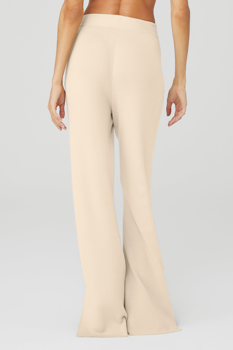 Knit High-Waist Salana Wide Leg Pant