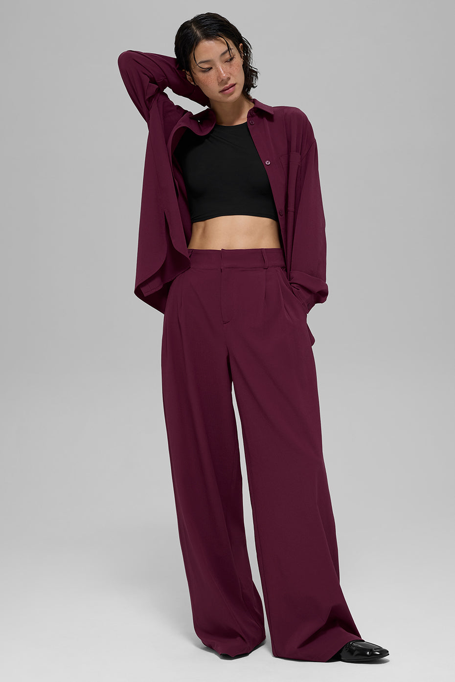 High-Waist Dreamscape Trouser (Long)