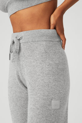 Cashmere High-Waist Jet Set Wide Leg Pant